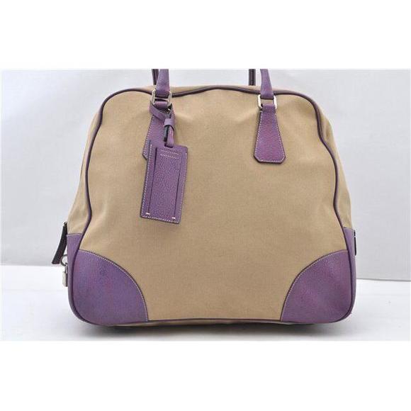 Auth Prada Vintage Canvas Leather #74819P22B - Picture 14 of 15